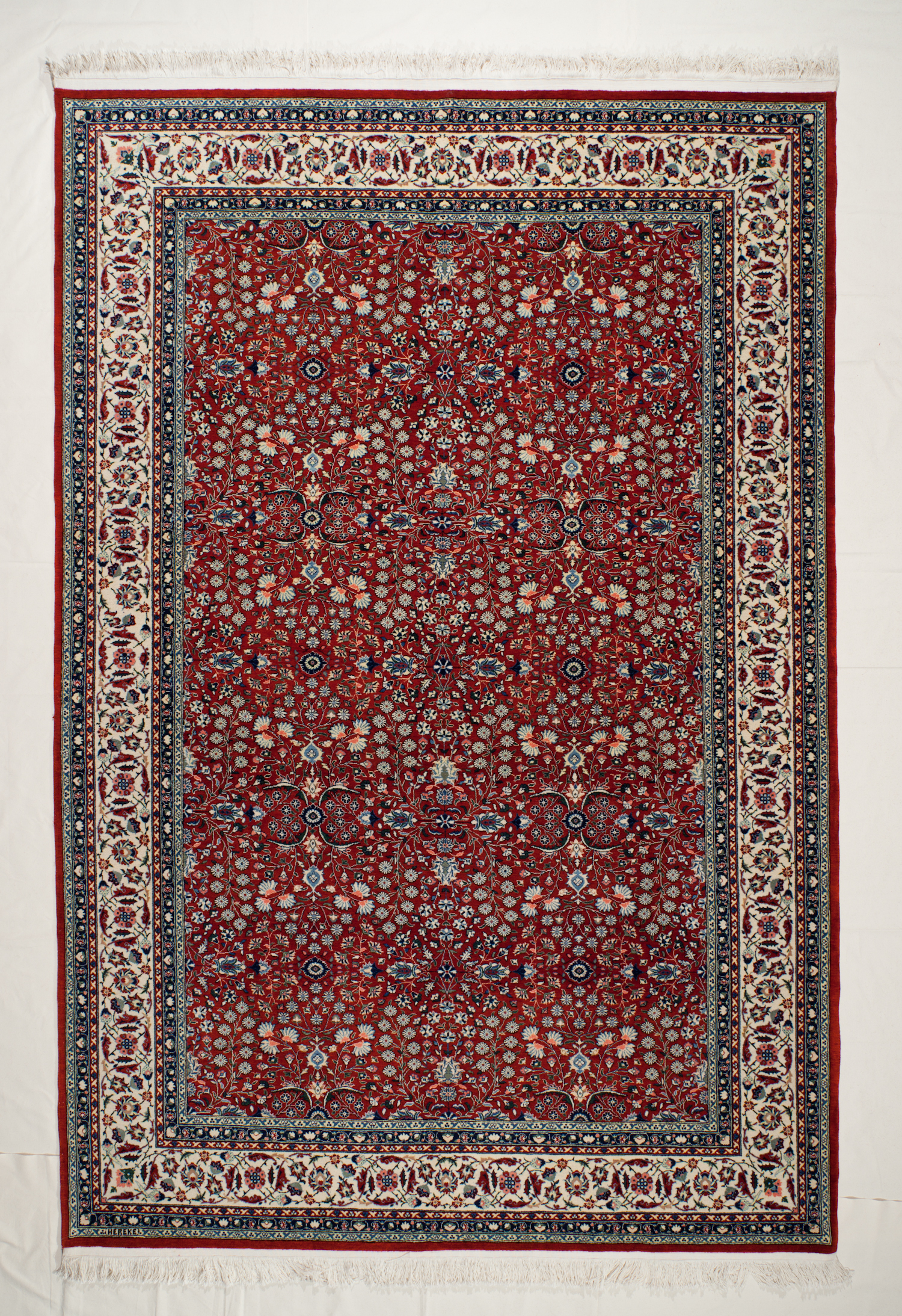 トルコ絨毯ヘレケ 高級シルク100% 手織り✨ - ラグ