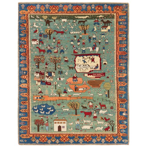 Azeri Folk Art Rug