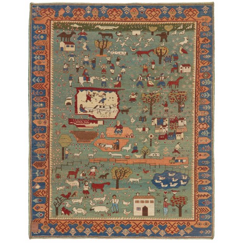 Azeri Folk Art Rug