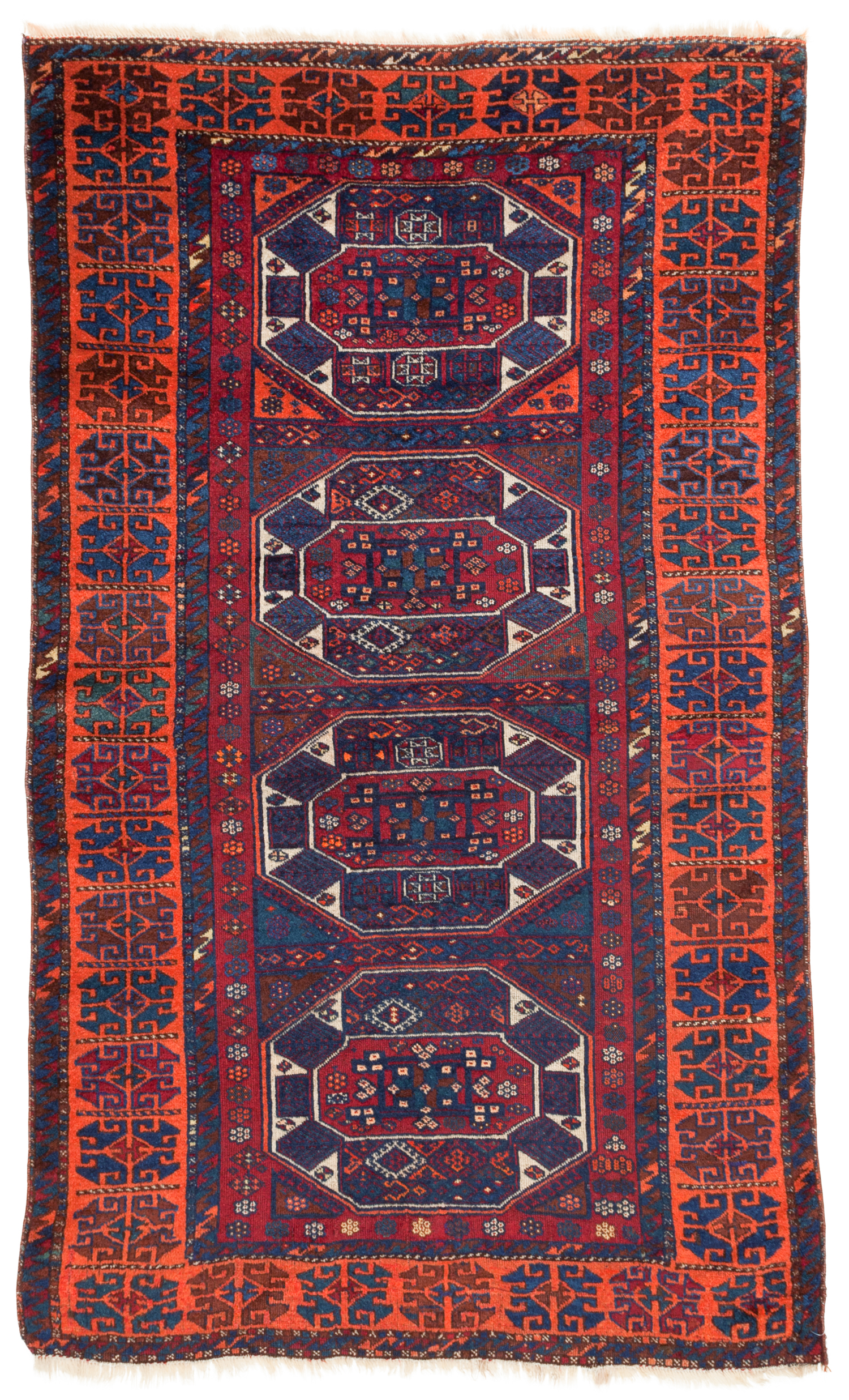 青山キリムハウス コレクションピース 絨毯 ヘルキ アンティーク絨毯